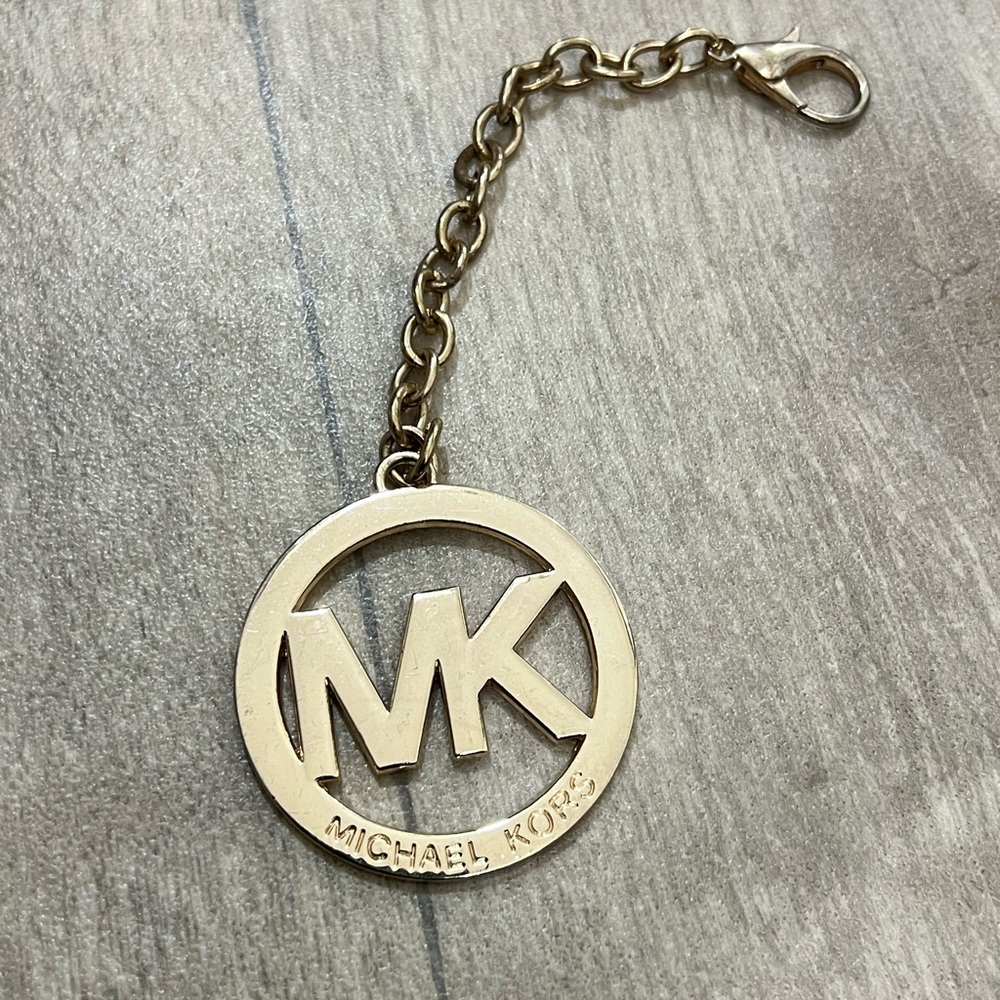 Michael Kors Gold Logo Keychain